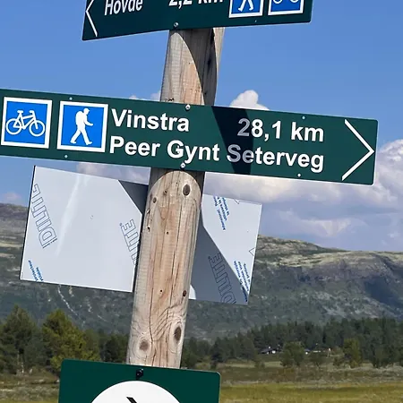 Nyaraló Panoramautsikt Mot Rondane,tur,ski Og Peis